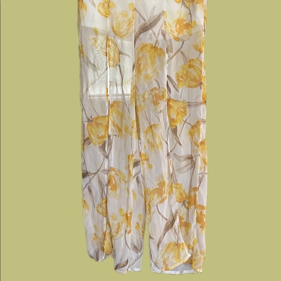 Crystal Sky Two Piece Set Top Crop Split Sleeve High Waist Split Pants Size 3 - Picture 7 of 7